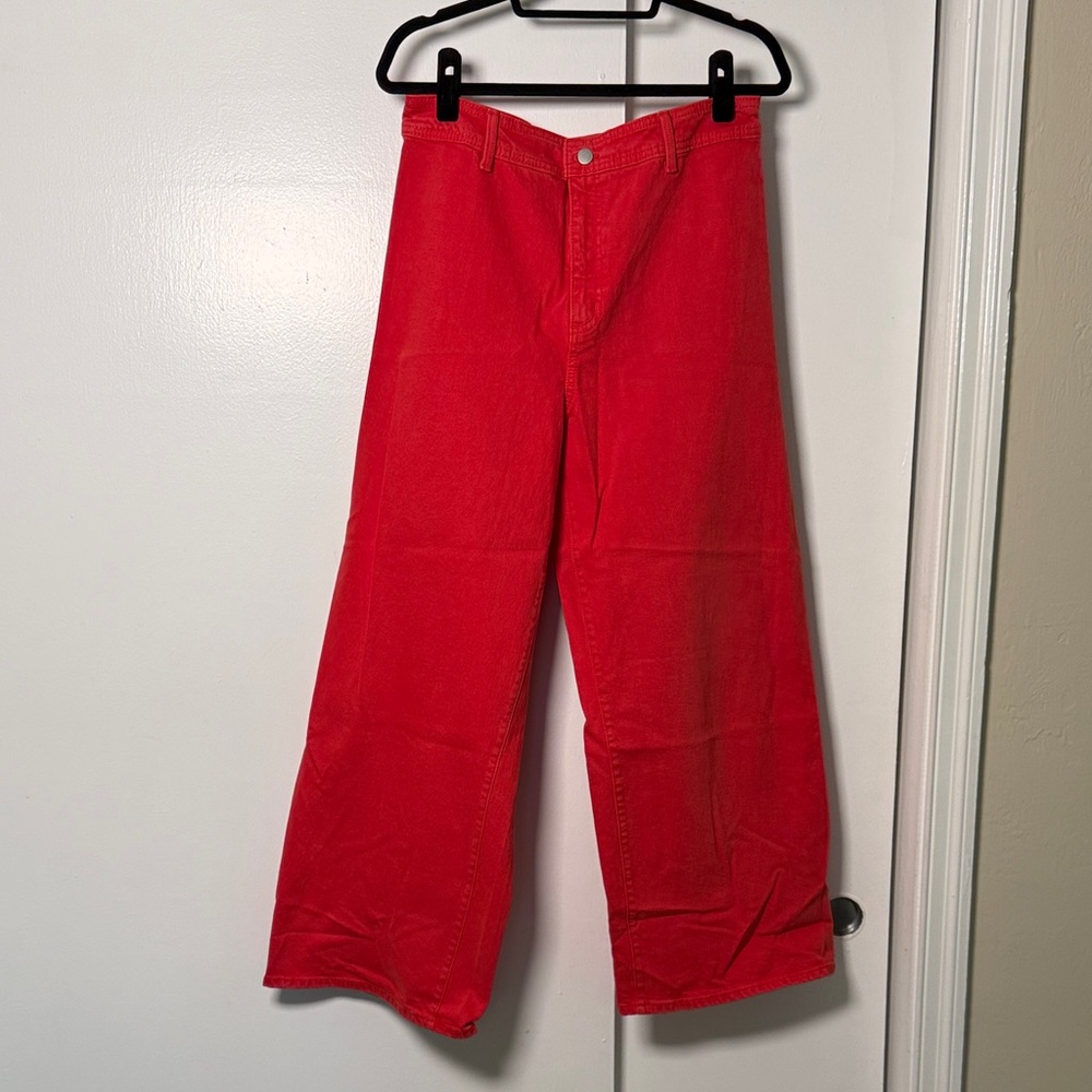 Universal Thread Wide-Leg Pants in Red